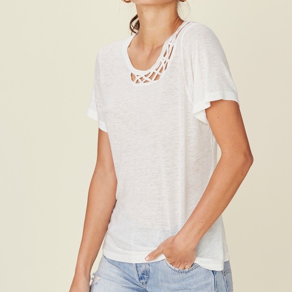 LNA Tops - LNA Kira Linen Tee